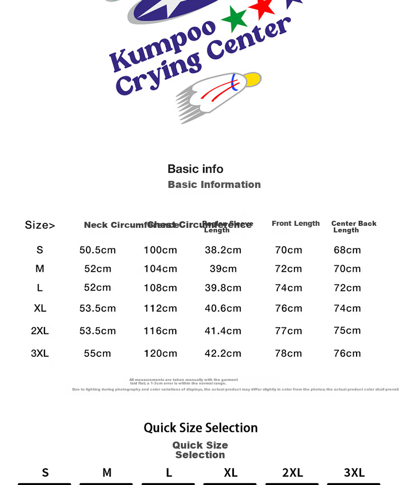KUMPOO (KUMPOU) Badminton Short-Sleeve Quick-Dry Top, T-Shirt, Crying Center Co-Branded Competition Uniform, ACT261610-White, Size L 3