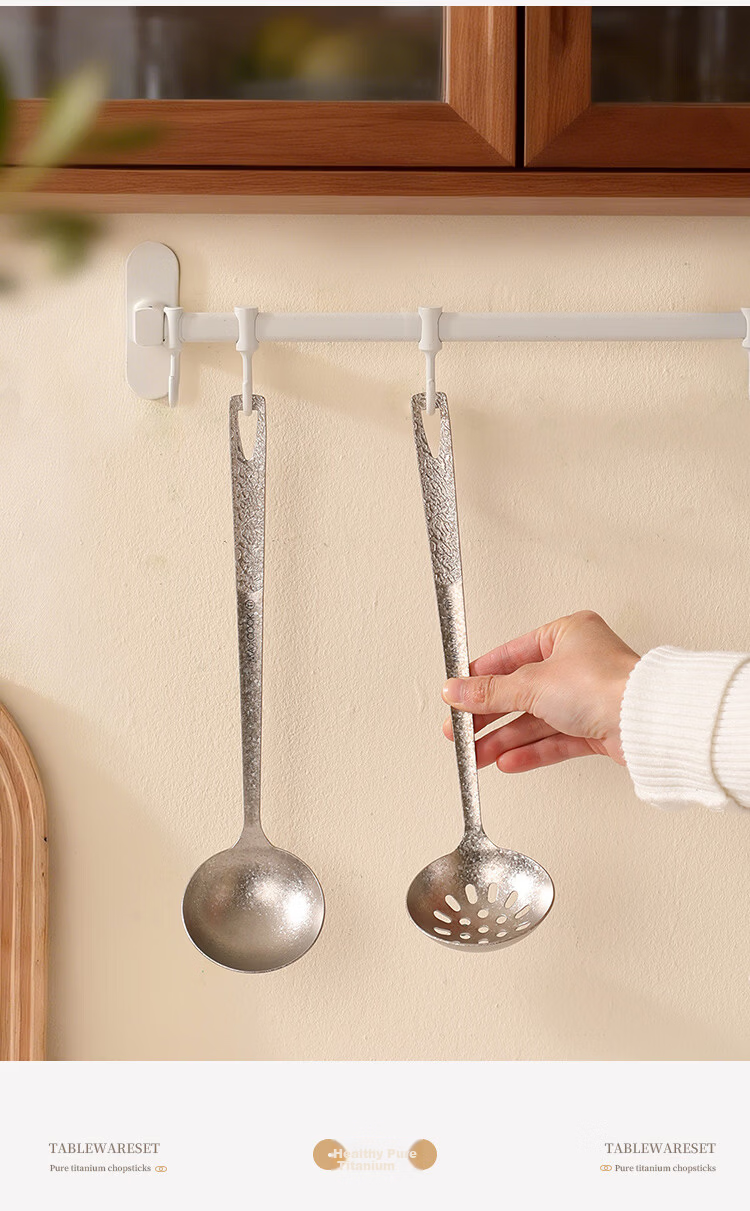 MAXCOOK Pure Titanium Soup Ladle Hot Pot Spoon Porridge Spoon Household Long Handle Hot Pot Soup Ladle MCCU1757 8