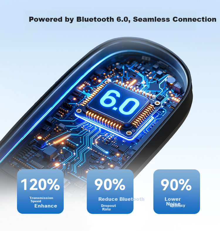 Salt Sound 2026 New Open-Ear Acoustic Bluetooth 6.0 Wireless Earphones Gray for Students Sports Long Battery Life Compatible with Apple Huawei 5