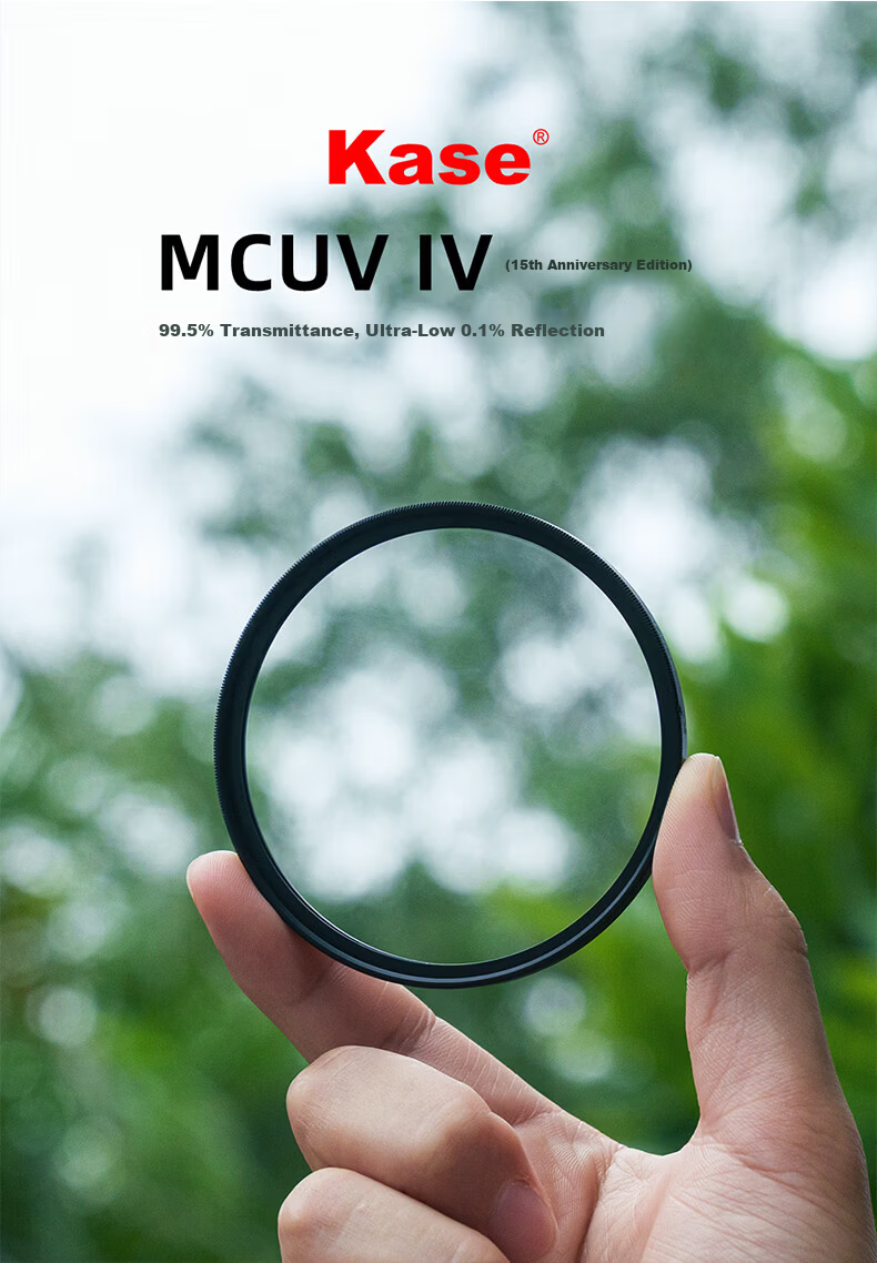 Kase UV Filter 4th Generation MCUV Filter 82mm High Definition High Transparency Anti-Glare Anti-Ghosting Anti-Drop Ultra-Thin No Vignetting Waterproof Scratch-Resistant Lens Protector 1
