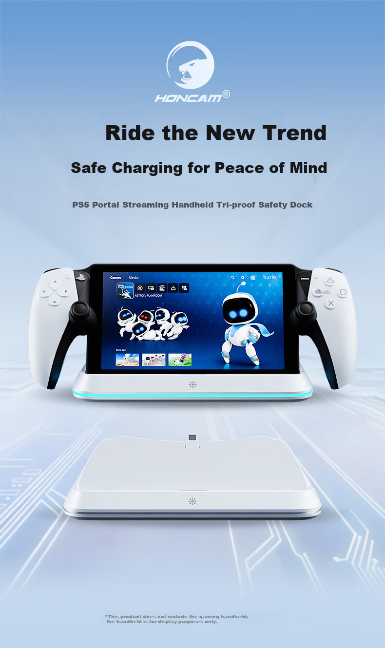 HONCAM PS5 Portal Charging Dock Storage Stand for Sony PS Portal Gaming Console Charger Accessories 1