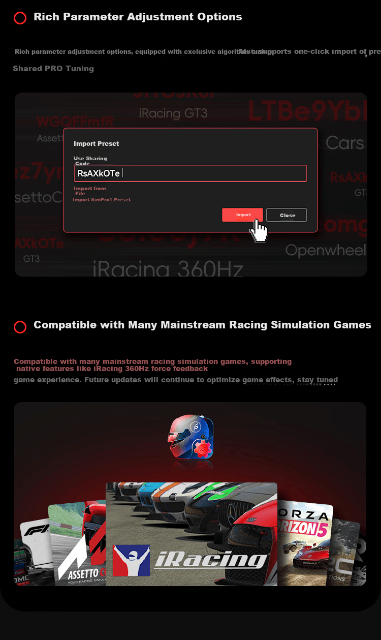 SIMAGIC Alpha EVO Sport Servo Direct Drive Base 9Nm Forrza Motorsport F1 Racing Simulator Steering Wheel Base Simulation Game 15