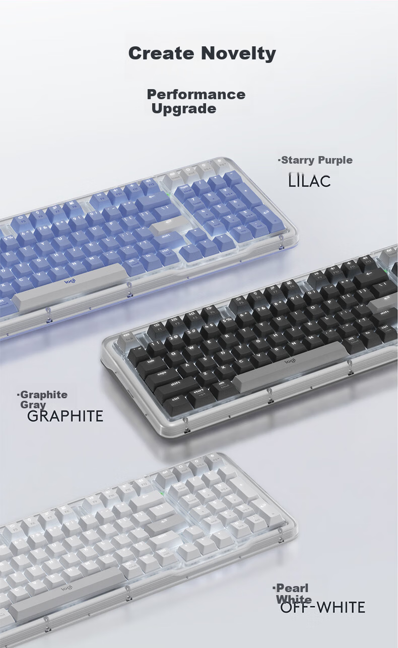 Logitech ALTO KEYS K98M Plus Custom Wireless Mechanical Keyboard White K98M Plus Custom Keyboard White 1