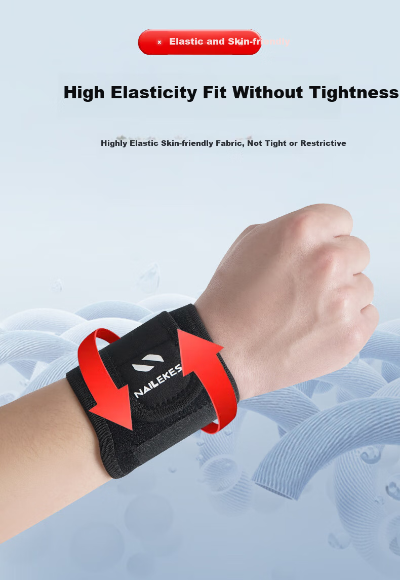 NAILEKESI N Fitness Wrist Support TFCC Tendonitis Sprain Sports Wrist Joint Brace for Men and Women Badminton Tennis Protective Gear 4
