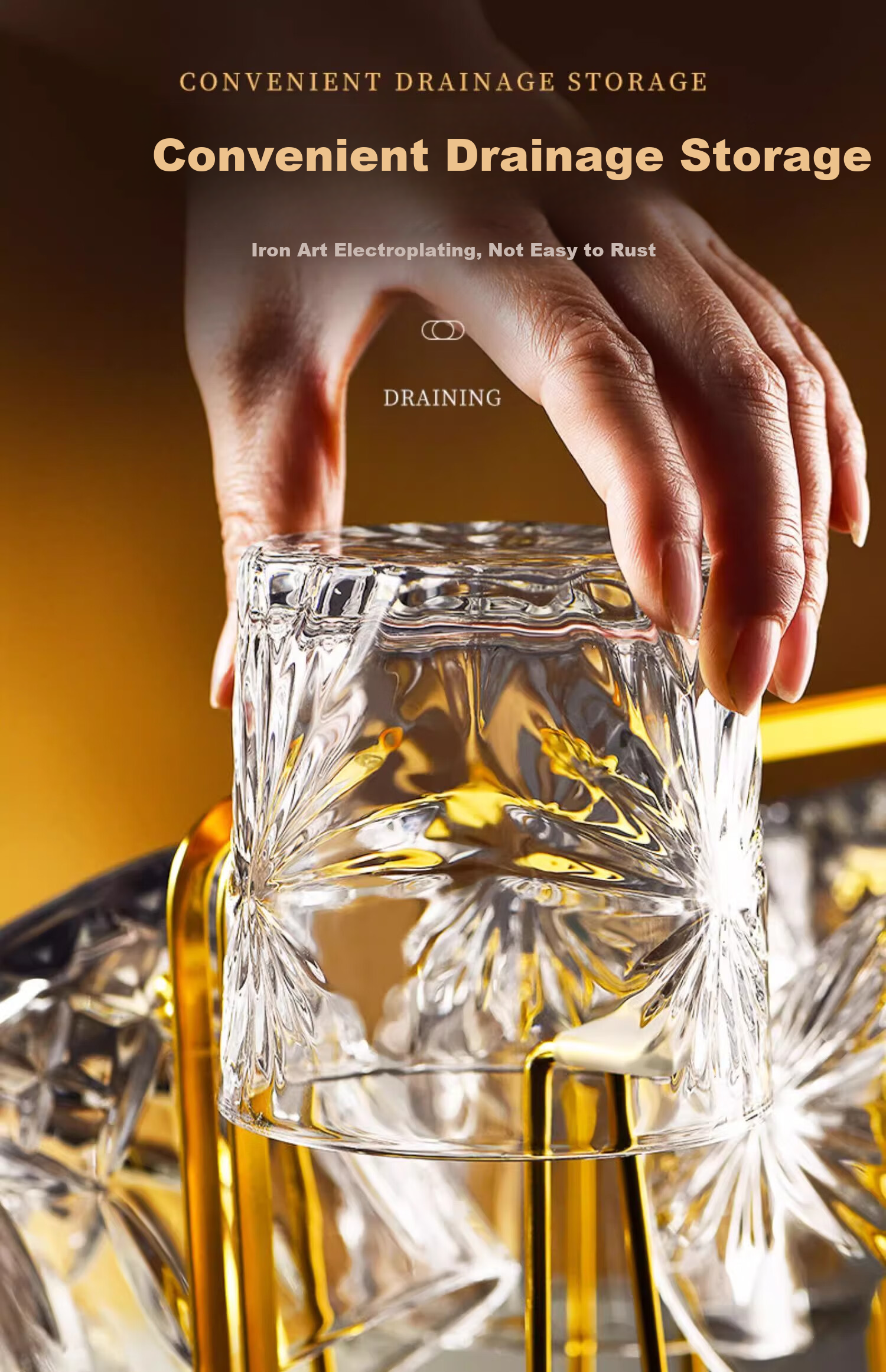 Eight Thousand Lines High-Value Whiskey Glass Set Home Glass Water Cup Set European Style Carved Wine Glass Set 19