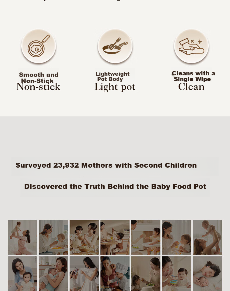 Amercook Clay Milk Pot Non-Stick Baby Food Pot Instant Noodle and Porridge Cooking Pot Amir Pot for Home Induction Cooker and Gas Stove 3