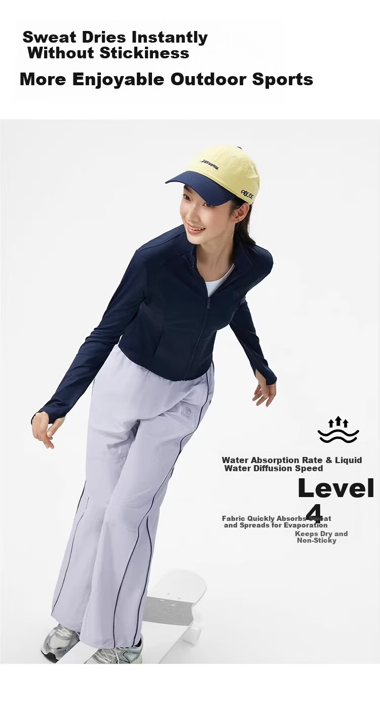 CAMEL Women's Quick-Dry Pants 2026 Summer New Cool Breathable Straight Slim Outdoor Hiking Casual Sports Pants 5013 8