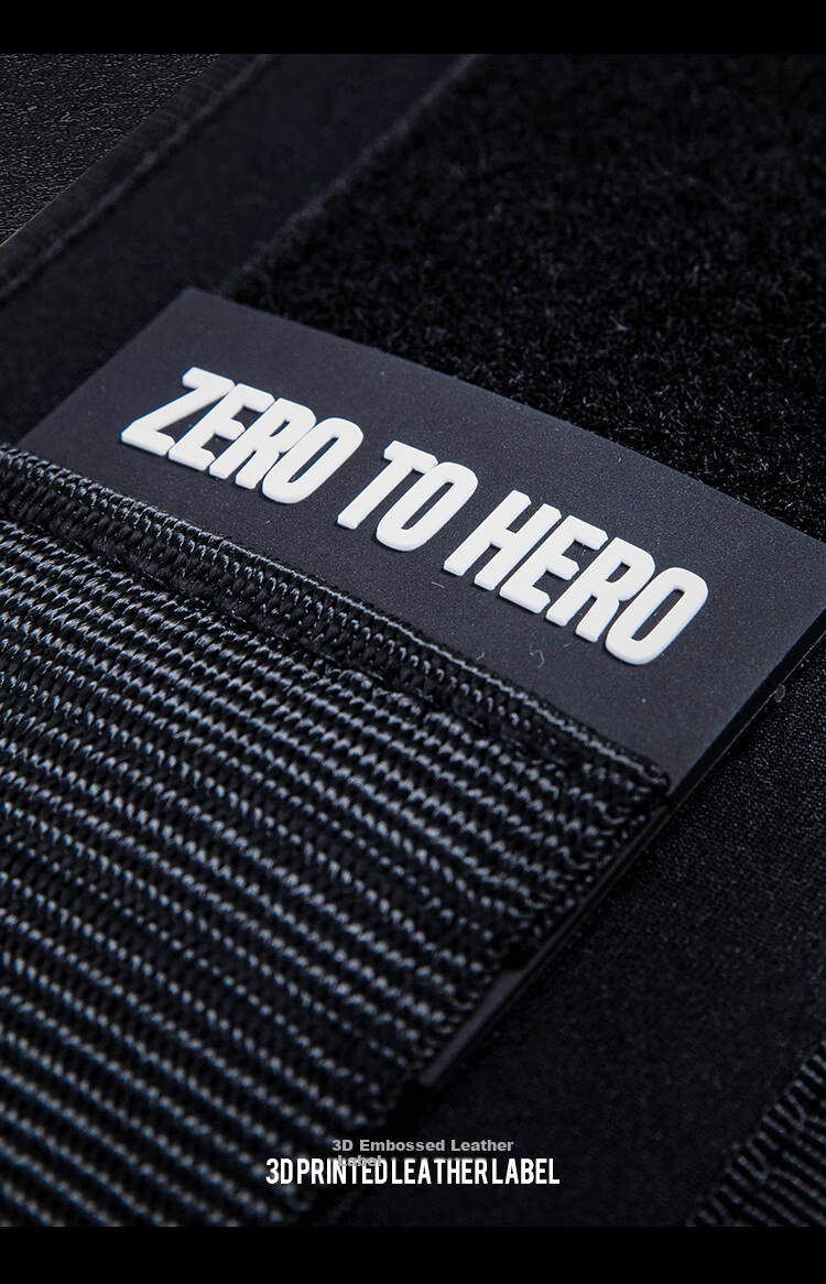 ZERO TO HERO 5593 Jinshicheng Collaboration Weightlifting Belt Squat Deadlift Powerlifting Training Waist Support Fitness Unisex Lifting Belt S 9