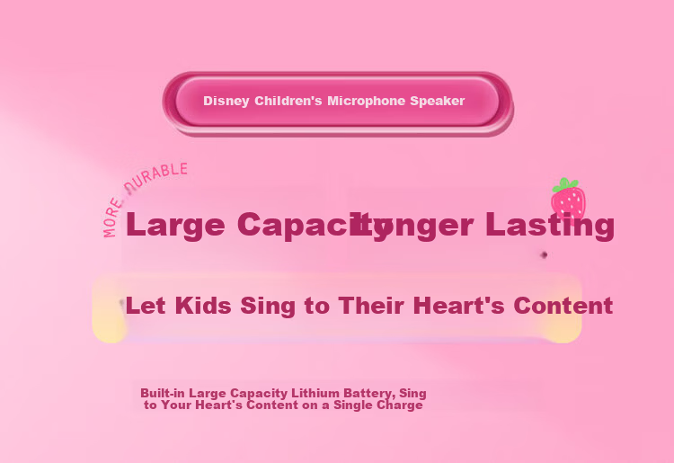 Coolfire 61 Children's Day Gift for Girls High-End Disney Microphone Singing Speaker KTV All-in-One 2026 New Karaoke Birthday Gift for Ages 6-12 Practical 18