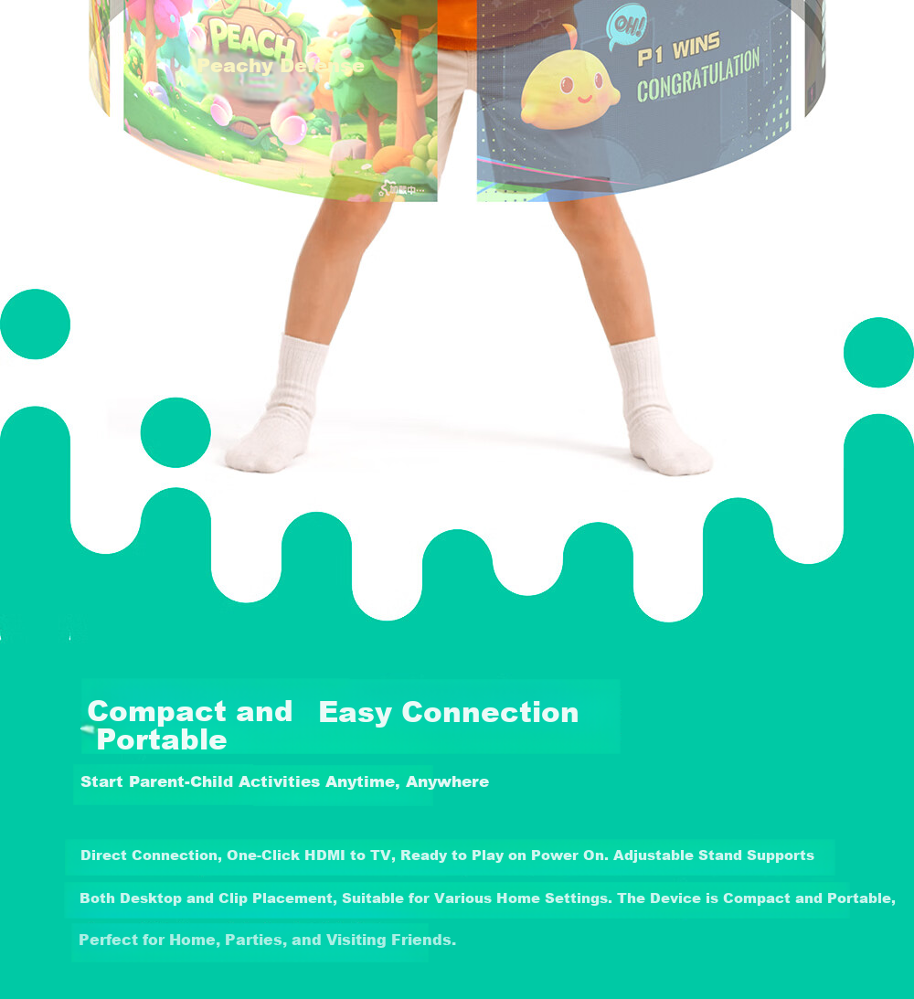 Sports Universe 2nd Gen New AI Motion Sensing Fitness Console NS2 Home Family Exercise Motion Game Console TV Connected Parent-Child Edition 27