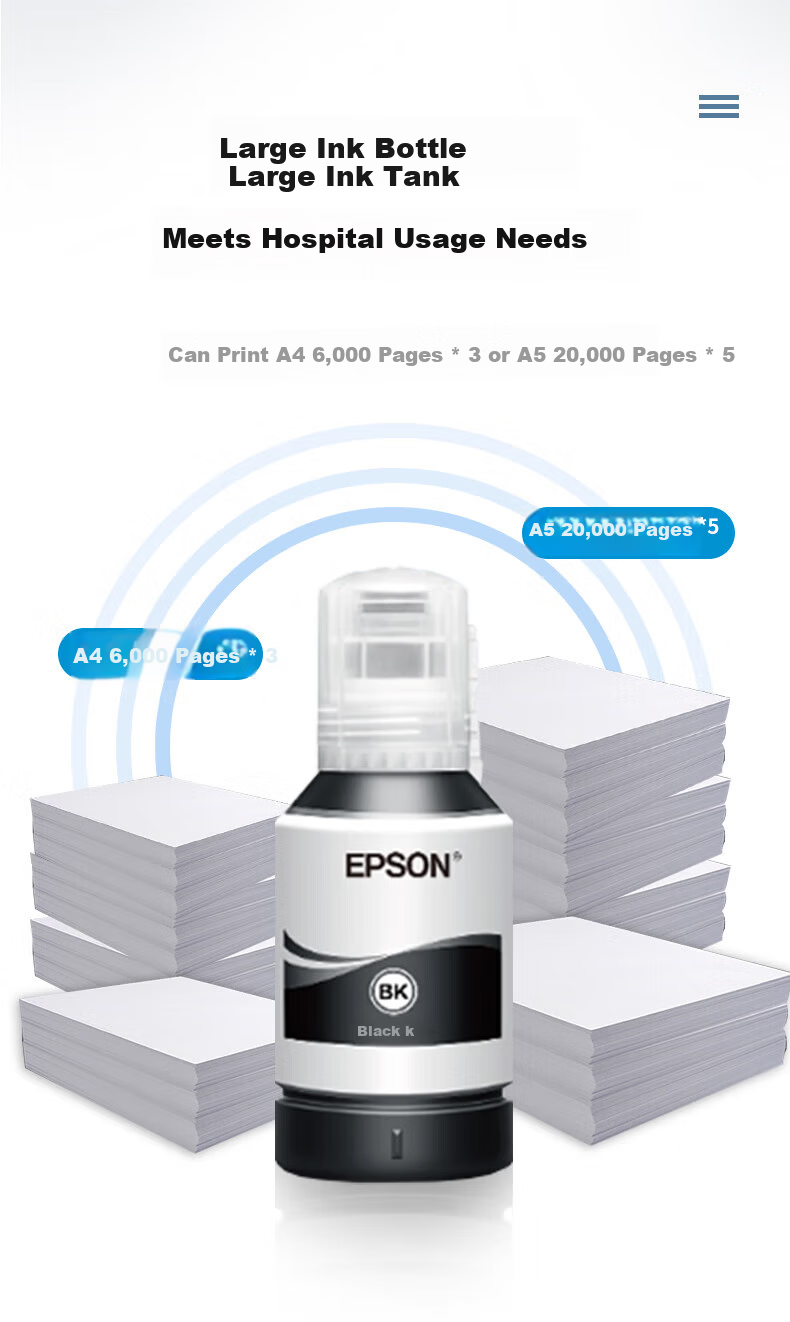 EPSON M1058 Inkjet Printer Commercial A4 Monochrome Ink Tank Wireless 5