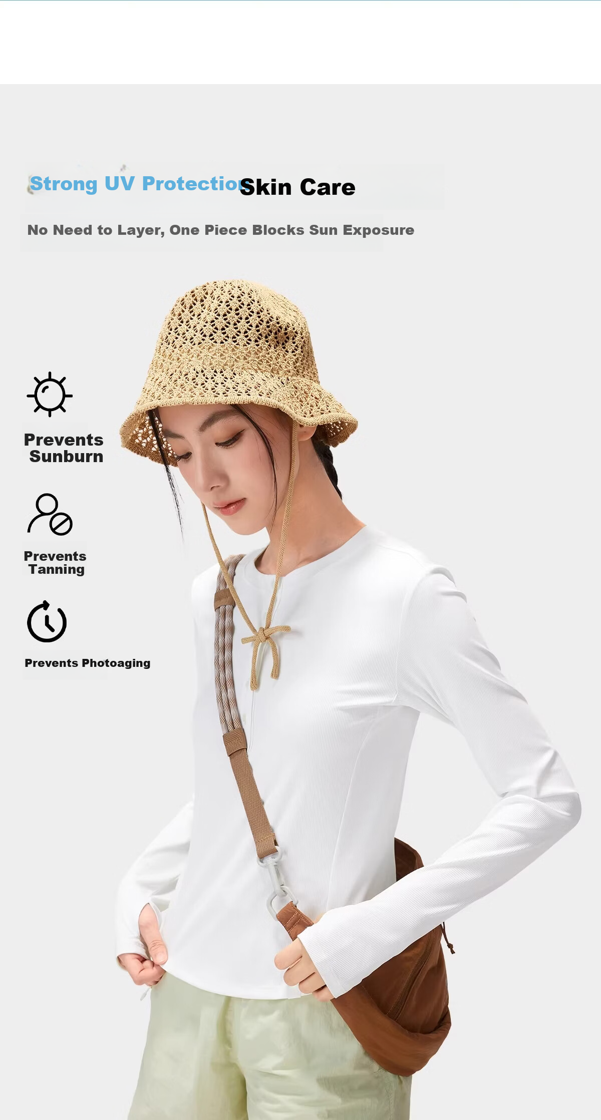 CAMEL Women's Outdoor Base Layer Long Sleeve Stretch Slim Cooling Sun Protection T-Shirt for Hiking Mountaineering Cycling T8038 Spring Summer 2026 2
