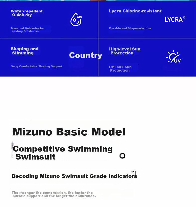 MIZUNO Men's Quick-Dry Square-Leg Swim Trunks Professional Training Chlorine-Resistant Swimming Shorts Anti-Embarrassment Hot Spring Gear AD107 Black 3XL 4