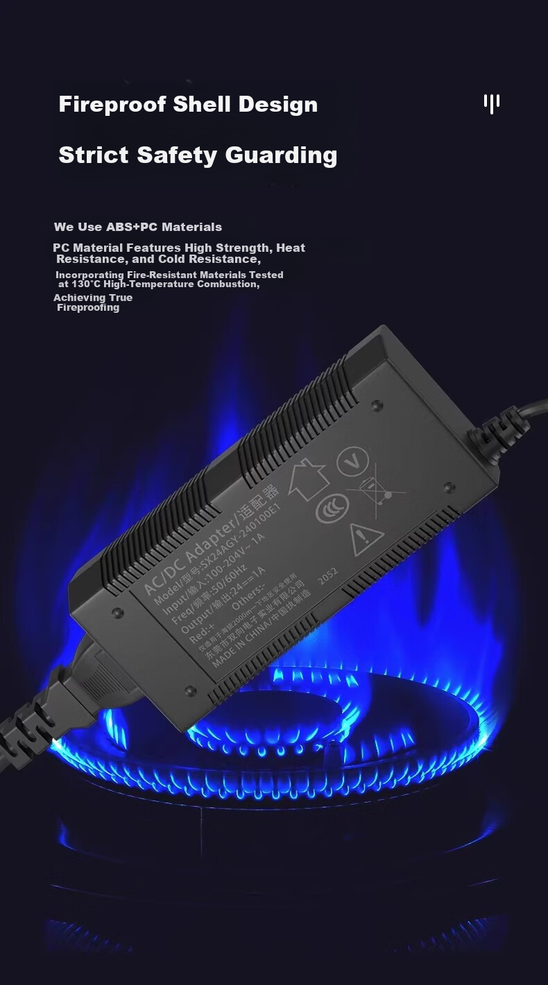 Ganwen Technology Switch Dedicated Power Adapter PoE Security Monitoring Switch Power Rail Mount Switch Power Supply 24V/12V/52V 5