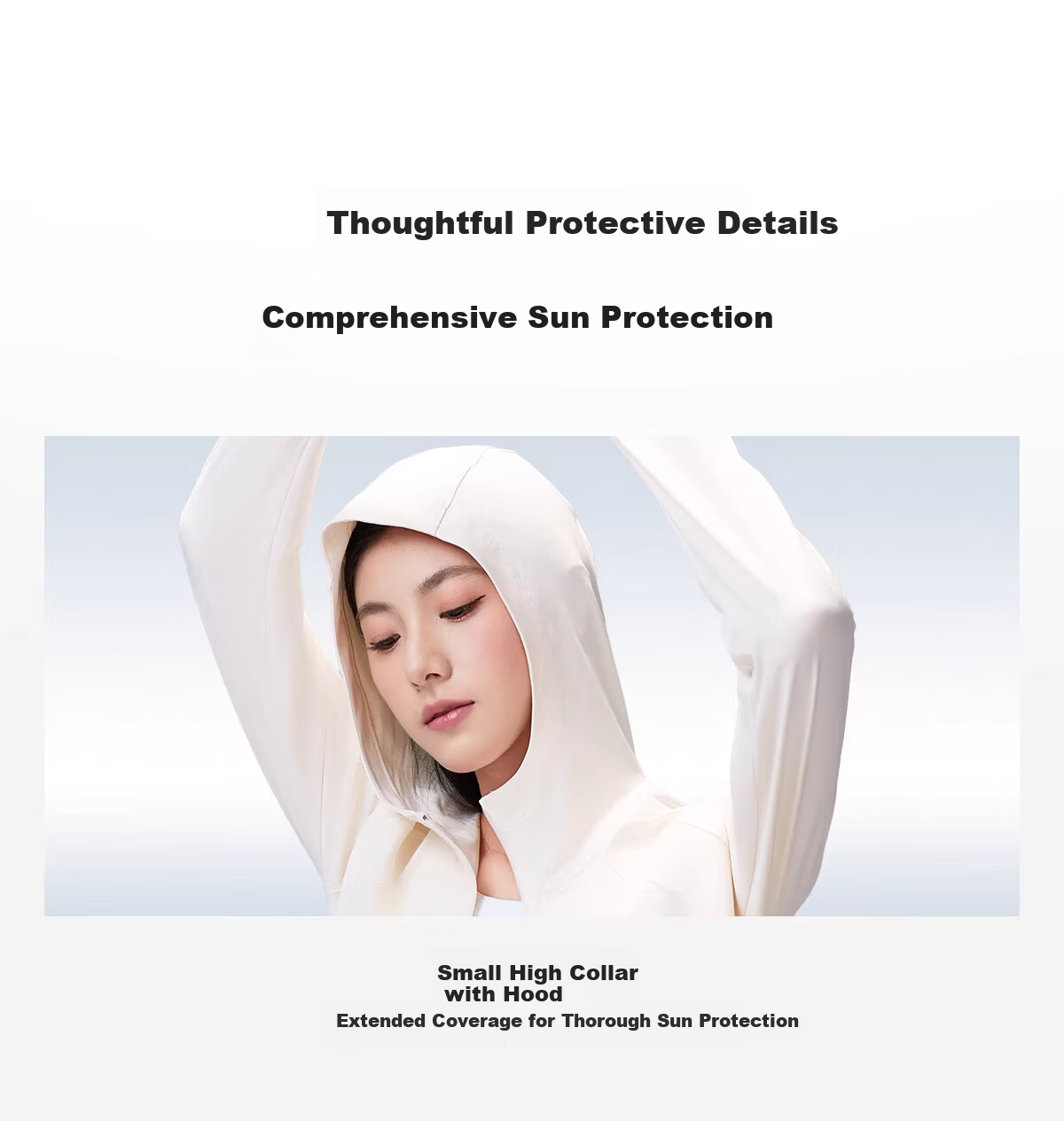 CAMEL Outdoor Cold White Original Yarn Sunscreen Jacket for Women 26 Spring Summer New Slim Breathable Cooling Coat 1157A 12