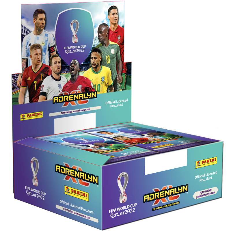 PANINI 2022 World Cup Official Player Card Pack - Full Box of 24 Packs