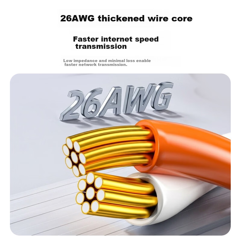 Lite CAT5e High-Speed Gigabit Ethernet Cable 0.5m Engineering/Broadband Computer Home Connection Patch Cable Pre-made Black Z5-005BK