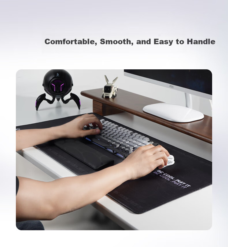GravaStar Keyboard Accessory, White Keyboard Handrest, Free Gift 2