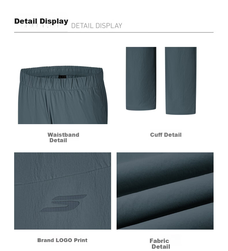 Skechers Flash-Dry Pants | Men's Loose Quick-Dry Moisture-Wicking Casual Sports Long Pants P226M281 18