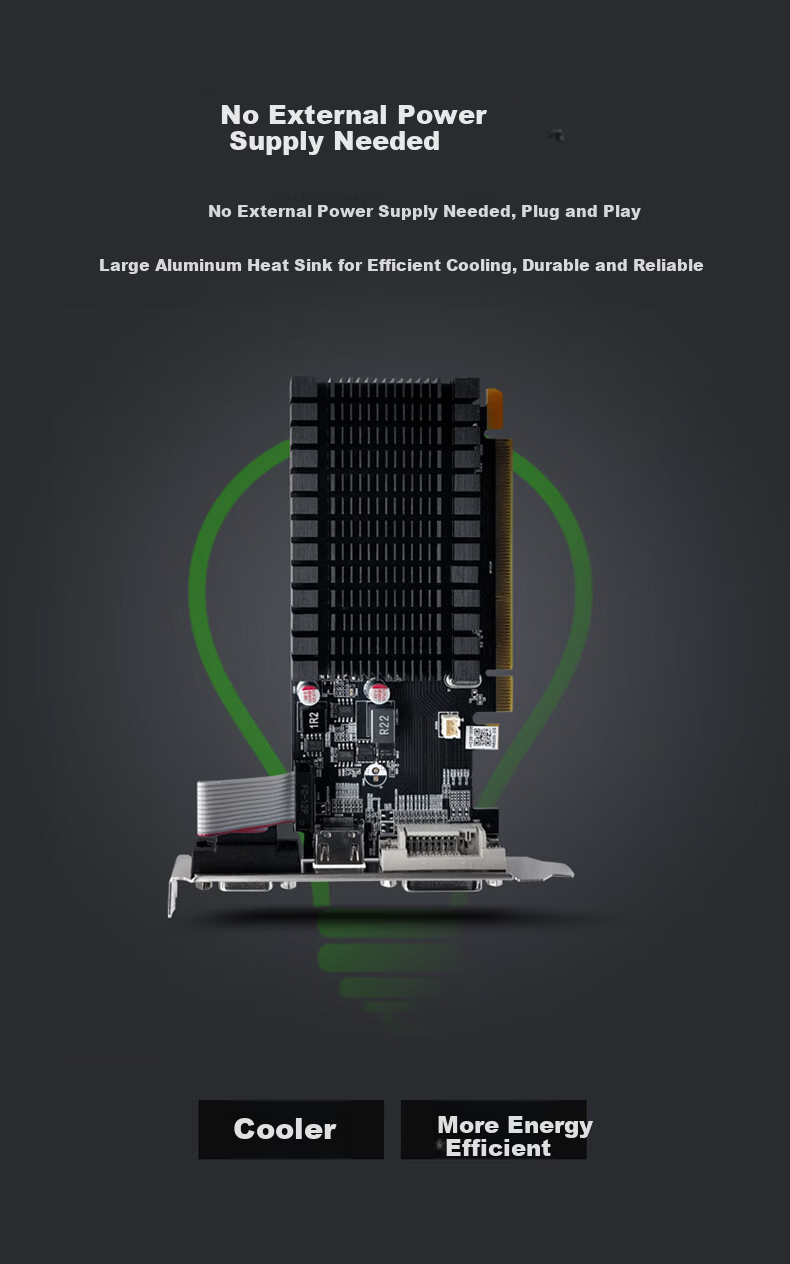 Yeston R5 220 2GD3 War God Edition Desktop Office Entertainment Dedicated Graphics Card 5