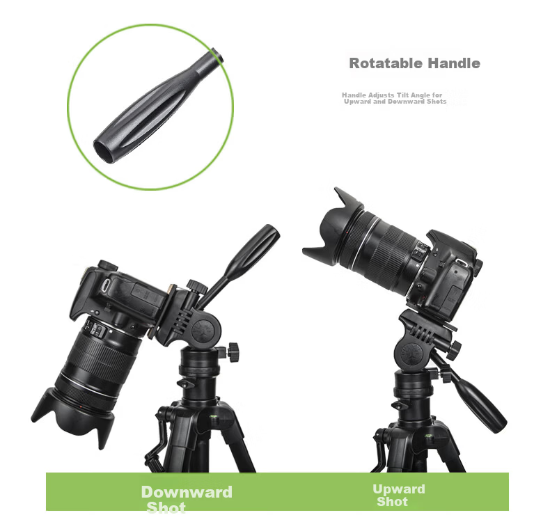 YUNTENG 850 3D Hydraulic Damping Gimbal Professional DSLR DV Overhead Photography Video Horizontal and Vertical Camera Tripod Mount for Mobile Phone Vertical Screen Live Streaming 3