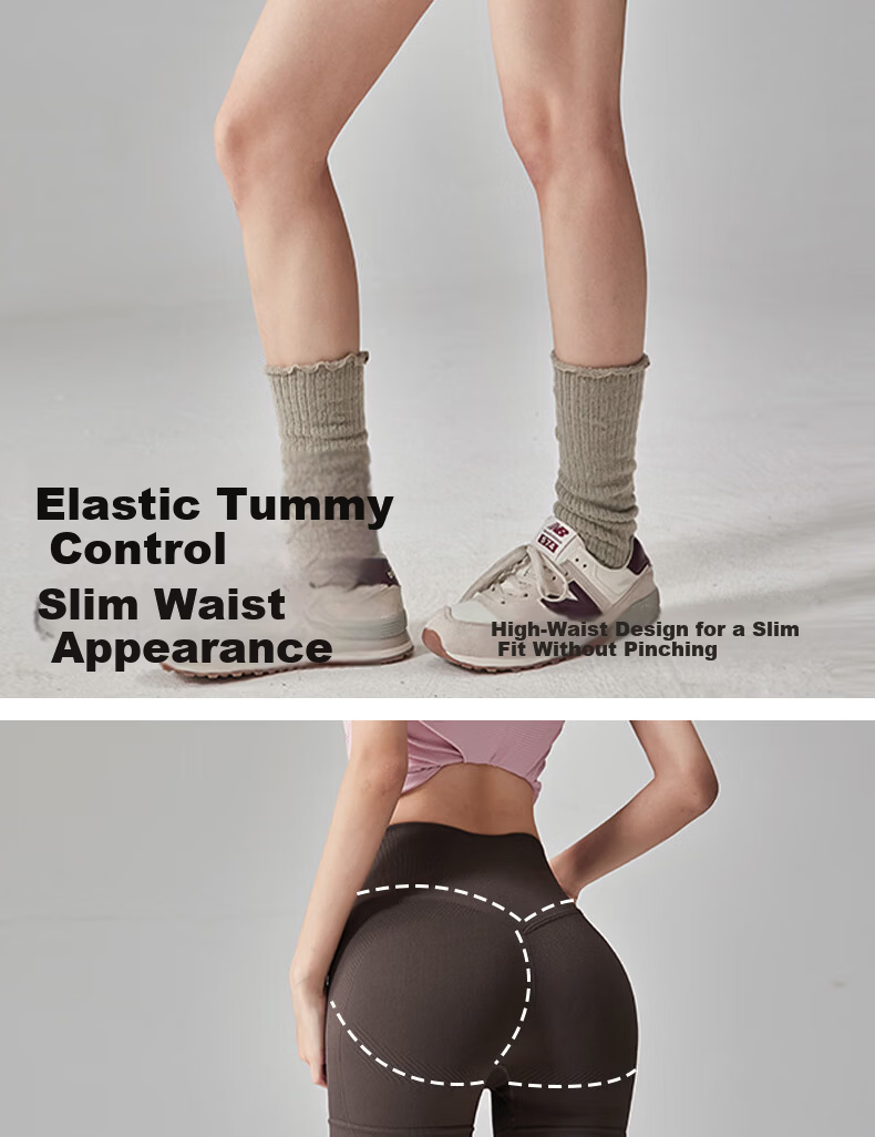 Free Style Yoga Shorts for Women Summer New High Waist Tummy Control Training Wear Outdoor Naked Feel Pilates Running Fitness Biker Shorts 6