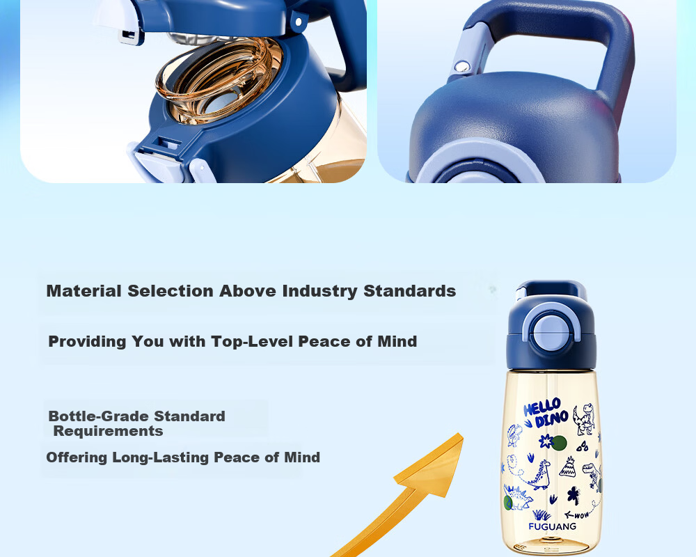 Fuguang Children's PPSU Straw Water Bottle Portable High-Temperature Resistant Plastic Cup for Kids Students Summer Pregnant Women 4