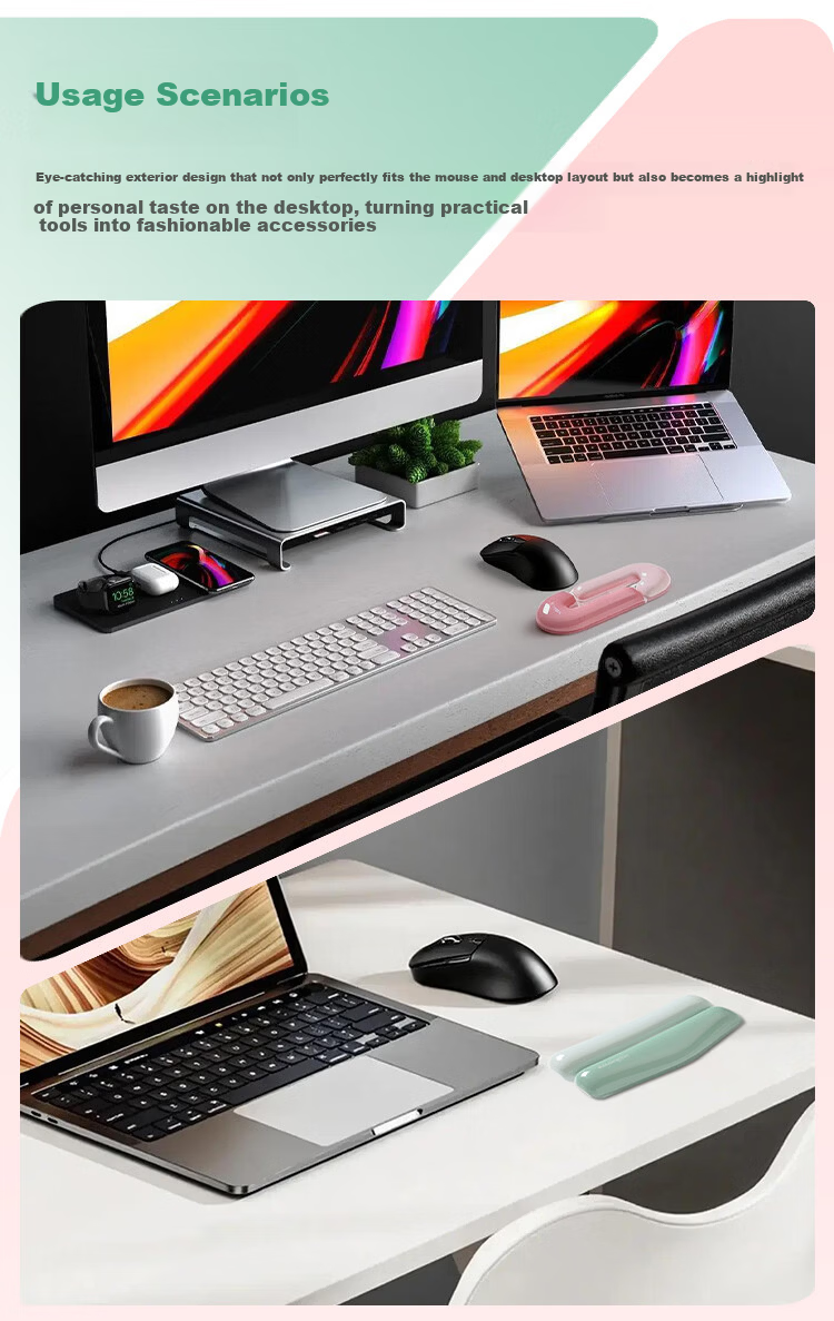 Kensington Ergonomic Gel Anti-Slip Wrist Rest Mouse Pad Pink K62826WW 8