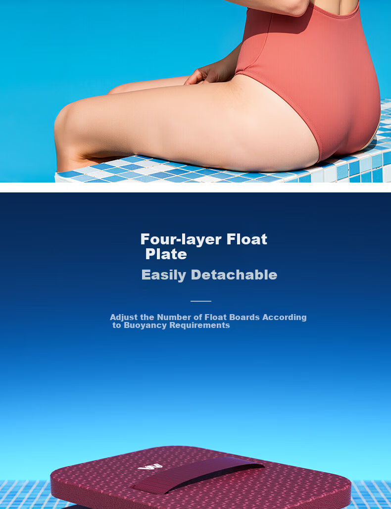 WATERTIME Swimming Back Float Adult and Children Beginner Training Aid Kickboard Thickened Swimming Float Board 4