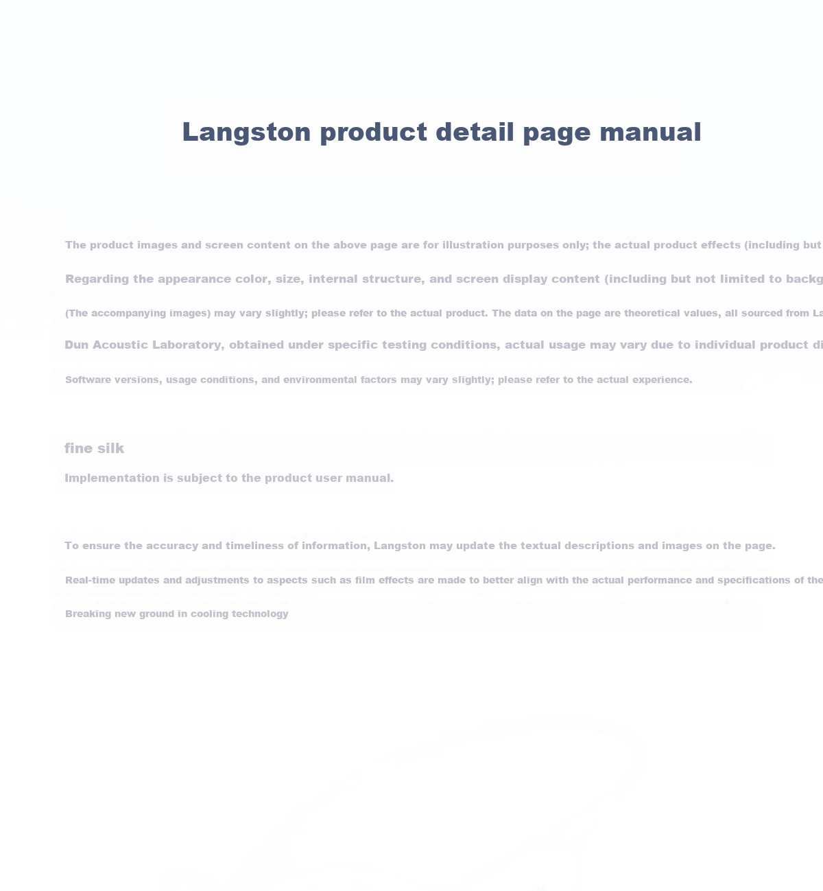 Langston AirWave Pro 2 Open-Ear Bone Conduction Bluetooth Headphones Waterproof Sweatproof Long Battery Life for Apple Huawei Iceberg White 17
