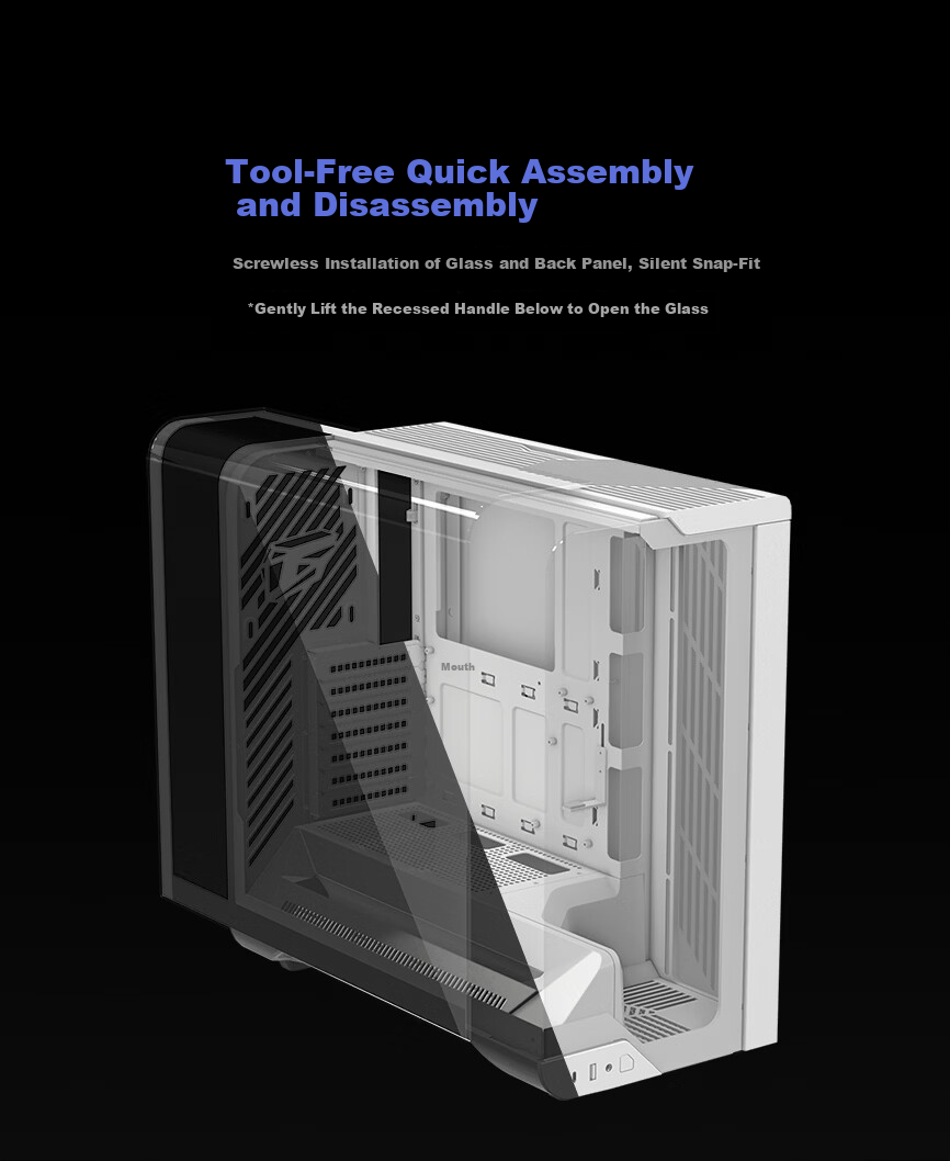 Colorful iGame C25A VORTEX ATX Case (Built-in Crossflow Fan, Magic Cable Management, Quick Installation) 7