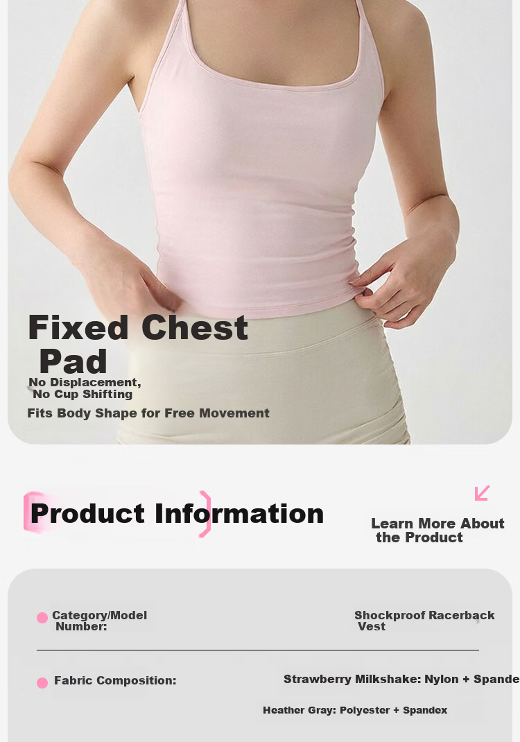 Free Style Women's Sports Bra with Padding Yoga Backless Camisole Pilates Training Running Fitness Bra Spring Summer 6