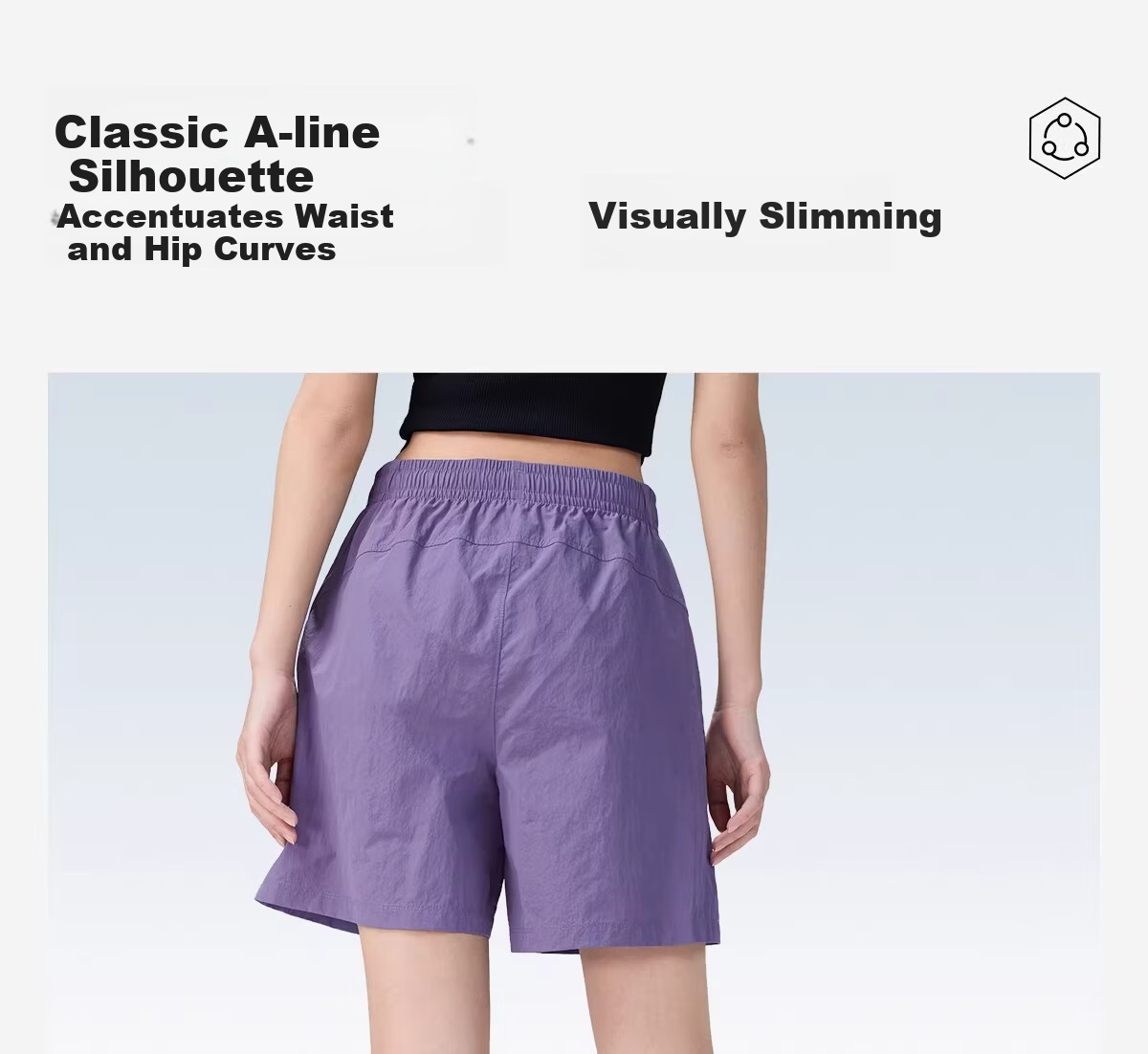 CAMEL Outdoor Quick-Dry Shorts Women 26 Spring Summer Cooling Breathable Moisture-Wicking Sun-Protective Sports Hiking Mountaineering Shorts Men 9133 11