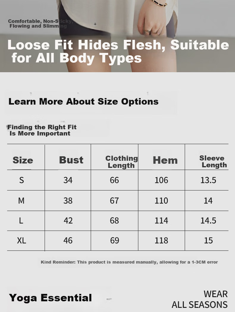 Free Style Yoga Top Women Loose Slim Draped Sports Short Sleeve T-Shirt Pilates Running Fitness Training Cover-up Summer 3