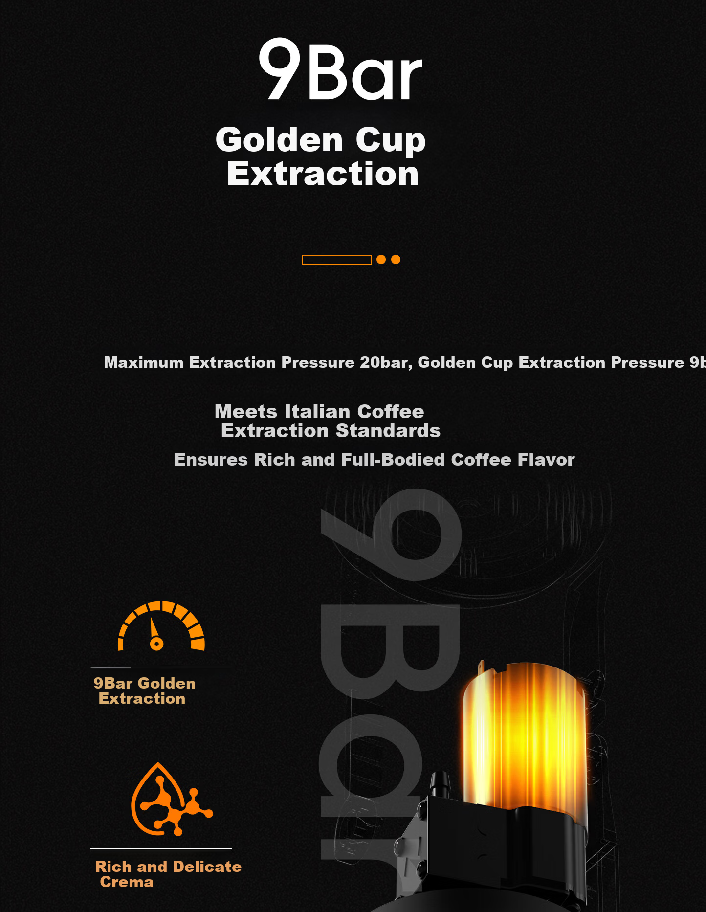 Bincoo Portable Coffee Maker H2Pro Capsule Coffee Machine Small Electric Italian Espresso Extractor 6