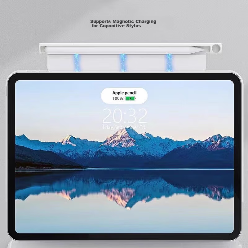 Jingshan Apple Pencil Magnetic Slot iPad Magic Keyboard Accessory Stylus Pen Holder 2nd Generation Storage Protective Case Anti-Lost Tablet Pen Stand Sleeve 3
