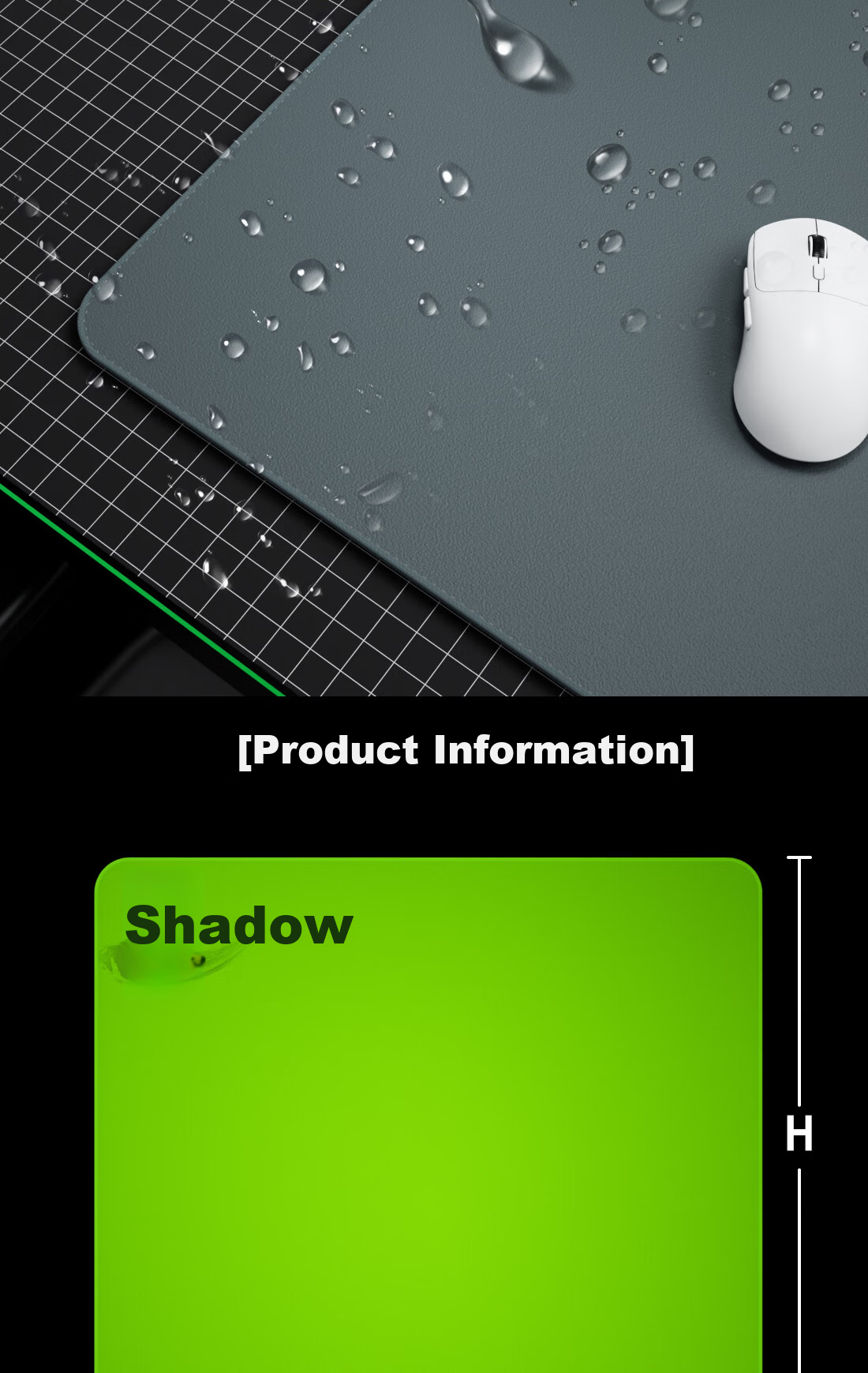 Saifeiyan [Shadow] Gaming Mouse Pad Rough Texture Neutral Control Pad Apex/CSGO/FPS Gaming Mat Shadow - Flame Red Rough Surface 480x400x4mm 7