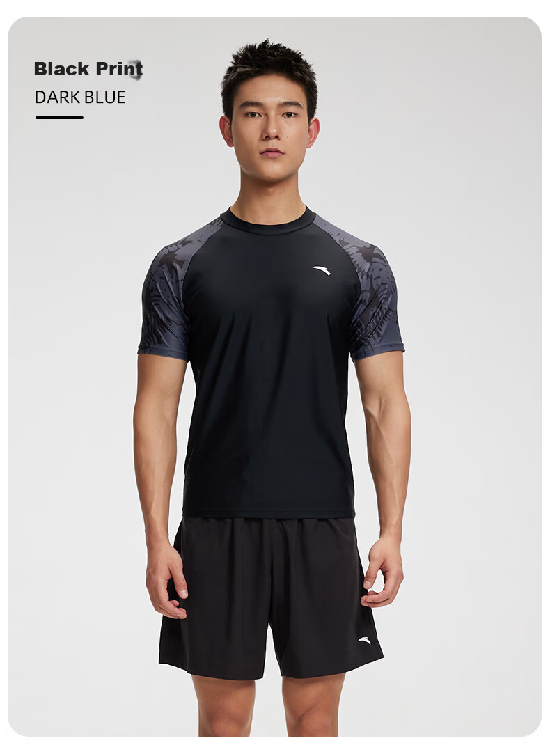ANTA Men's Long-Sleeve Swimsuit, Anti-Embarrassment Diving Chlorine-Resistant Two-Way Surfing Beach Jellyfish Suit, Size L 6