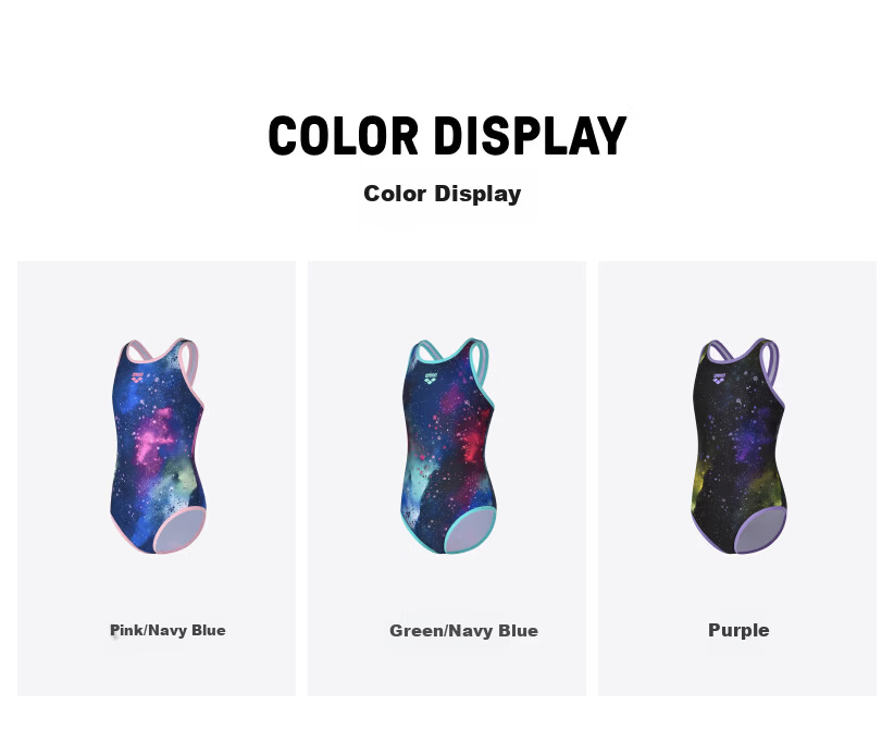 Arena Kids Swimsuit 2026 New Soft Skin-Feel Comfortable Girls Sports Sleeveless One-Piece Triangle Swimwear 4