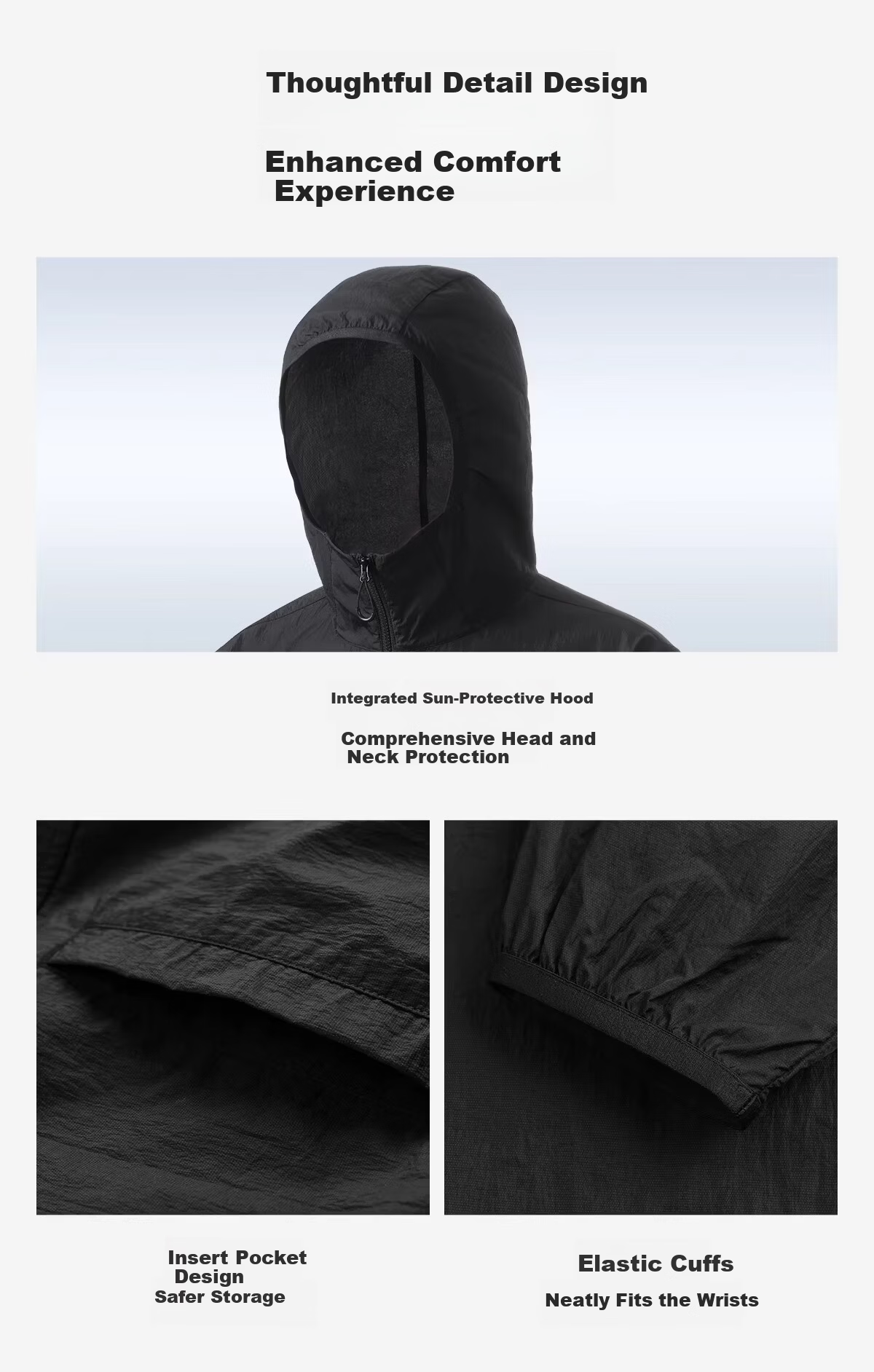 CAMEL Outdoor Sun Protection Jacket 2026 Spring Summer New Men's Breathable UV Protection Water-Repellent Sports Coat O018 10