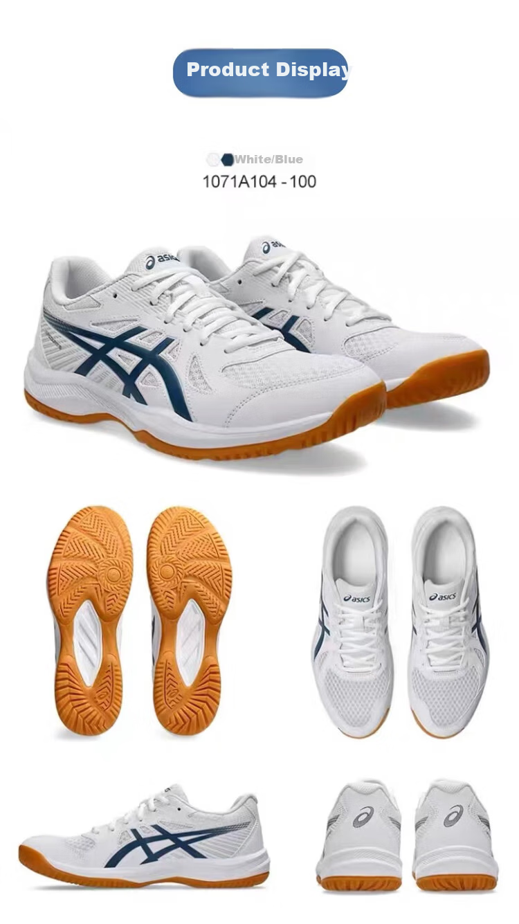 ASICS Upcourt 6 Men's Badminton and Table Tennis Multi-Sport Shoes 1071A104-100 Size 42 10