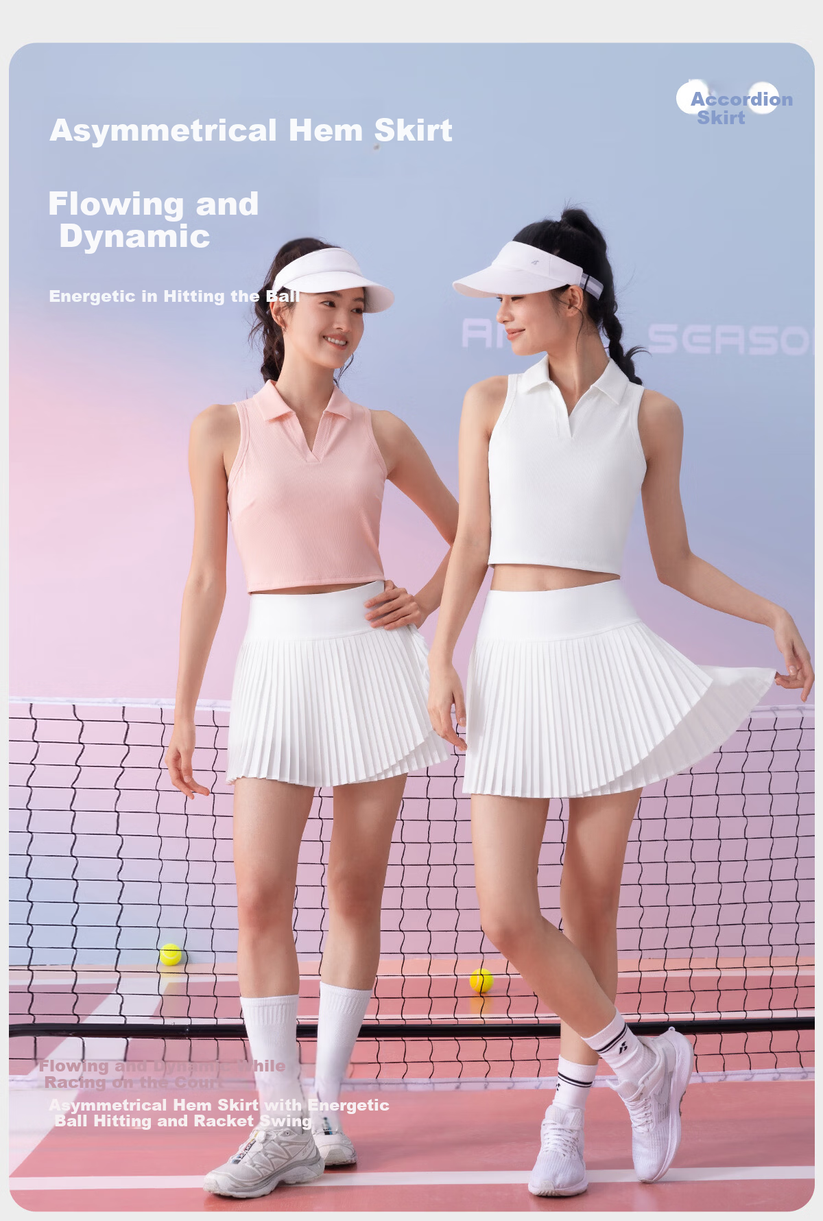 Tianshi Jijie Pleated Tennis Skirt for Women, 2026 New Style Badminton Outfit, Beautiful Sports Skirt, Running Fitness Yoga Short Skirt for Wome 5