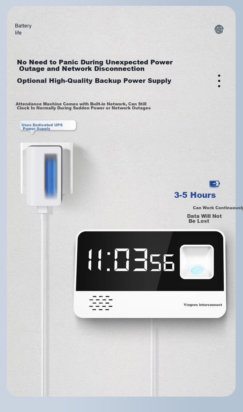 Yingren Internet 4G Smart Attendance Machine for Company Employees Facial Recognition Check-in Device with Lifetime Free Data Real-time Attendance and Payroll Integration for Canteen and Construction  11
