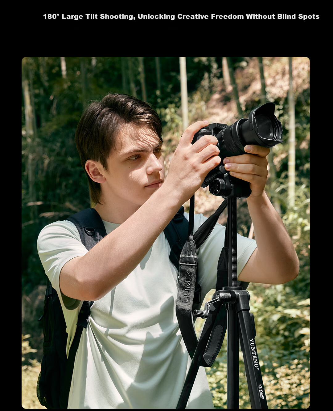 YUNTENG 860 Professional Tripod with Spiked Feet, Hydraulic Head for DSLR, Mirrorless Camera, Camcorder, Smartphone, Vlog Video Shooting, Live Streaming, Outdoor Travel Photography Stand 21