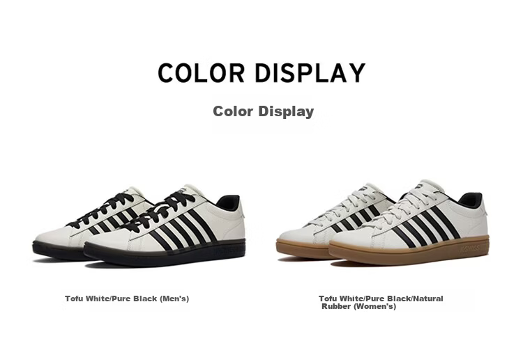 Gaishiwei Breathable Classic Casual Sneakers for Men and Women Summer 2025 Couple Style 4413 Men's Size 42 Tofu White/Pure Black 2