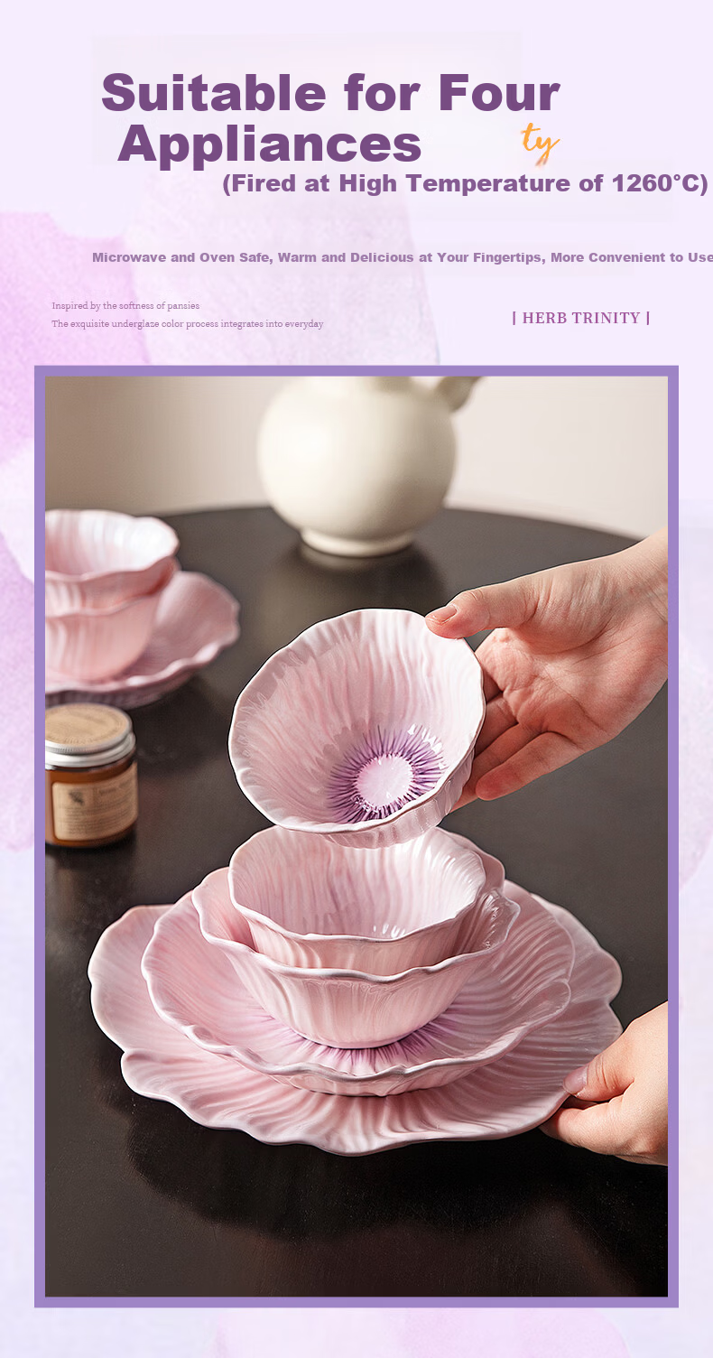 Modern Housewife Tableware Wedding Engagement Gift Set Bowls Plates Chopsticks Home Use 8