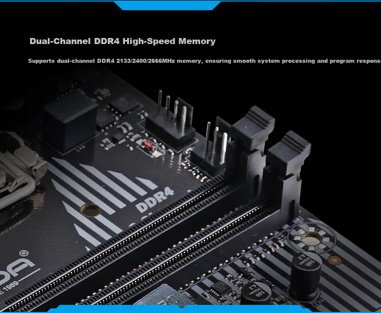 ONDA 9D4-DVH 7.0B (Intel 100/LGA 1151) Motherboard Supporting Intel 6th-9th Generation Processors 6