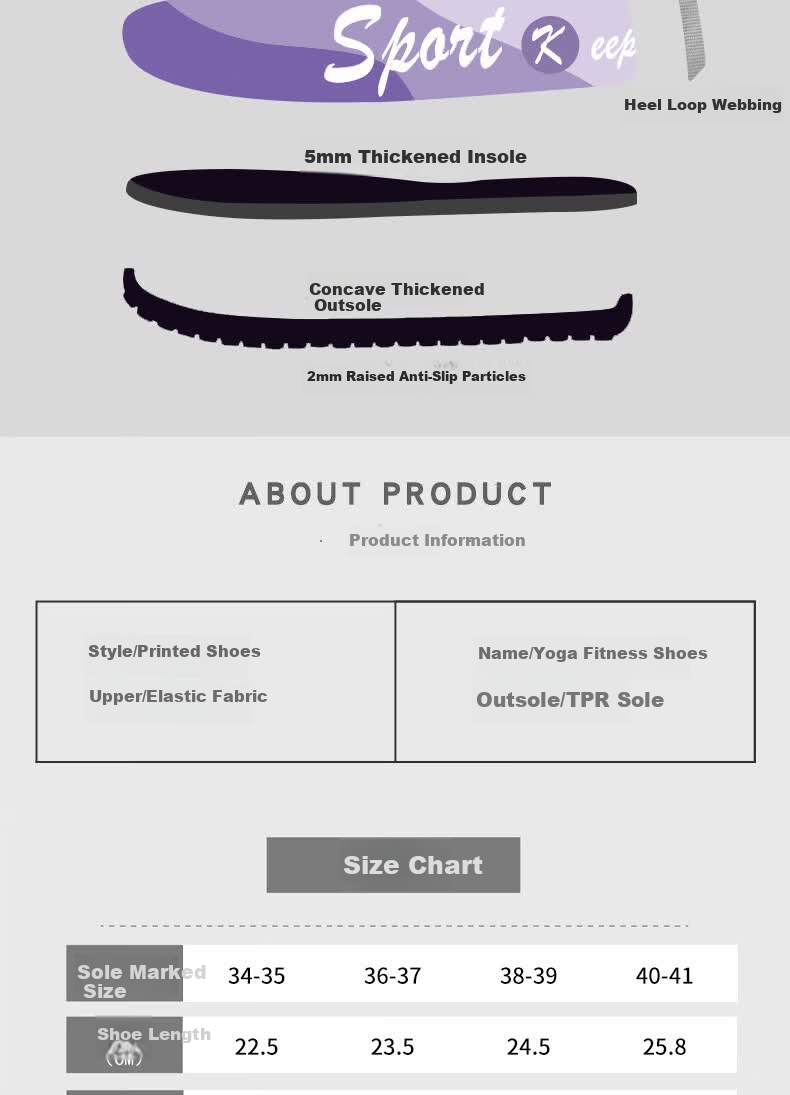 Freedom Series Women's Indoor Fitness Shoes Soft Sole Non-Slip Quiet Home Jump Rope Yoga Dance Training Shoes 10