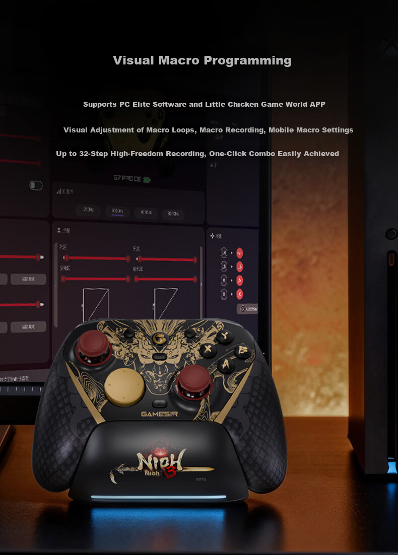 GAMESIR Tianwangxing Renwang 3 Co-Branded G7pro Game Controller, 8000Hz Polling Rate, 8K Wireless Switch 2 Bluetooth PC Steam Mobile Android Apex Horizo 9