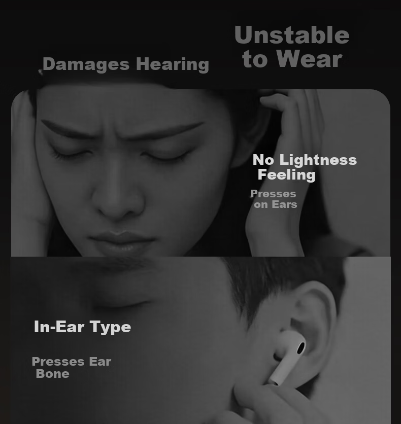 Zhiguozhe [2026 Latest Model | Berlin Sound] Bluetooth Clip-On Earphones Long Battery Life Wireless Sports Non-Bone Conduction Ear-Friendly Pain-Free Long-Lasting Wear 8